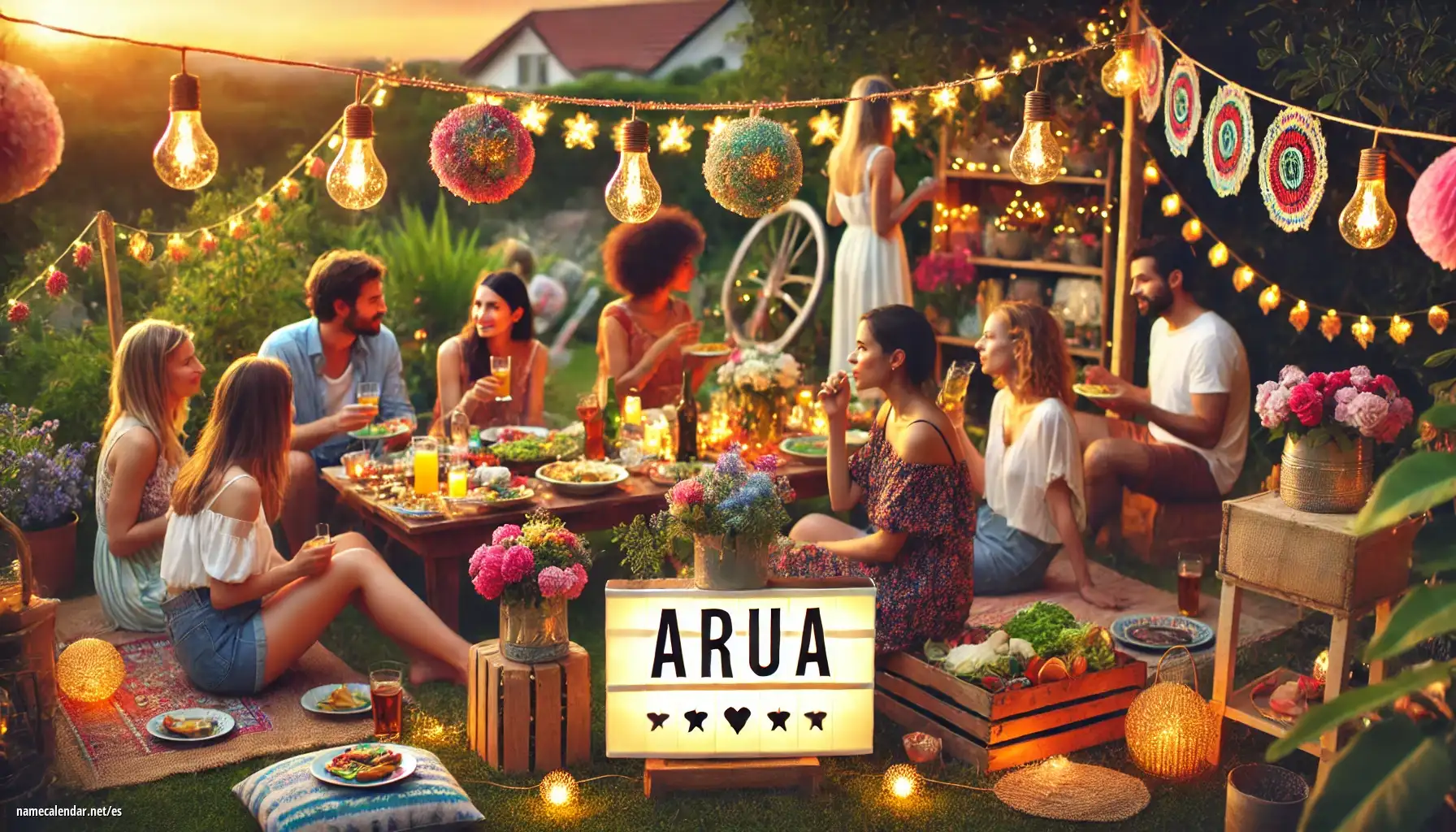 Celebración del onomástico y del nombre - Arua