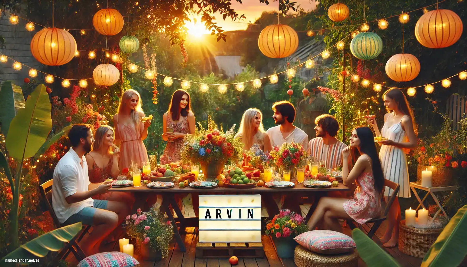 Celebración del onomástico y del nombre - Arvin