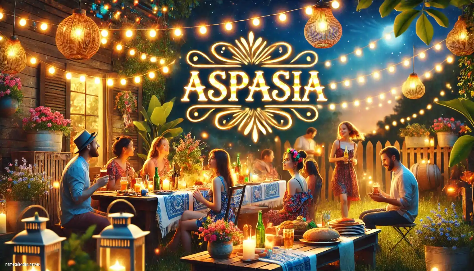 Celebración del onomástico y del nombre - Aspasia