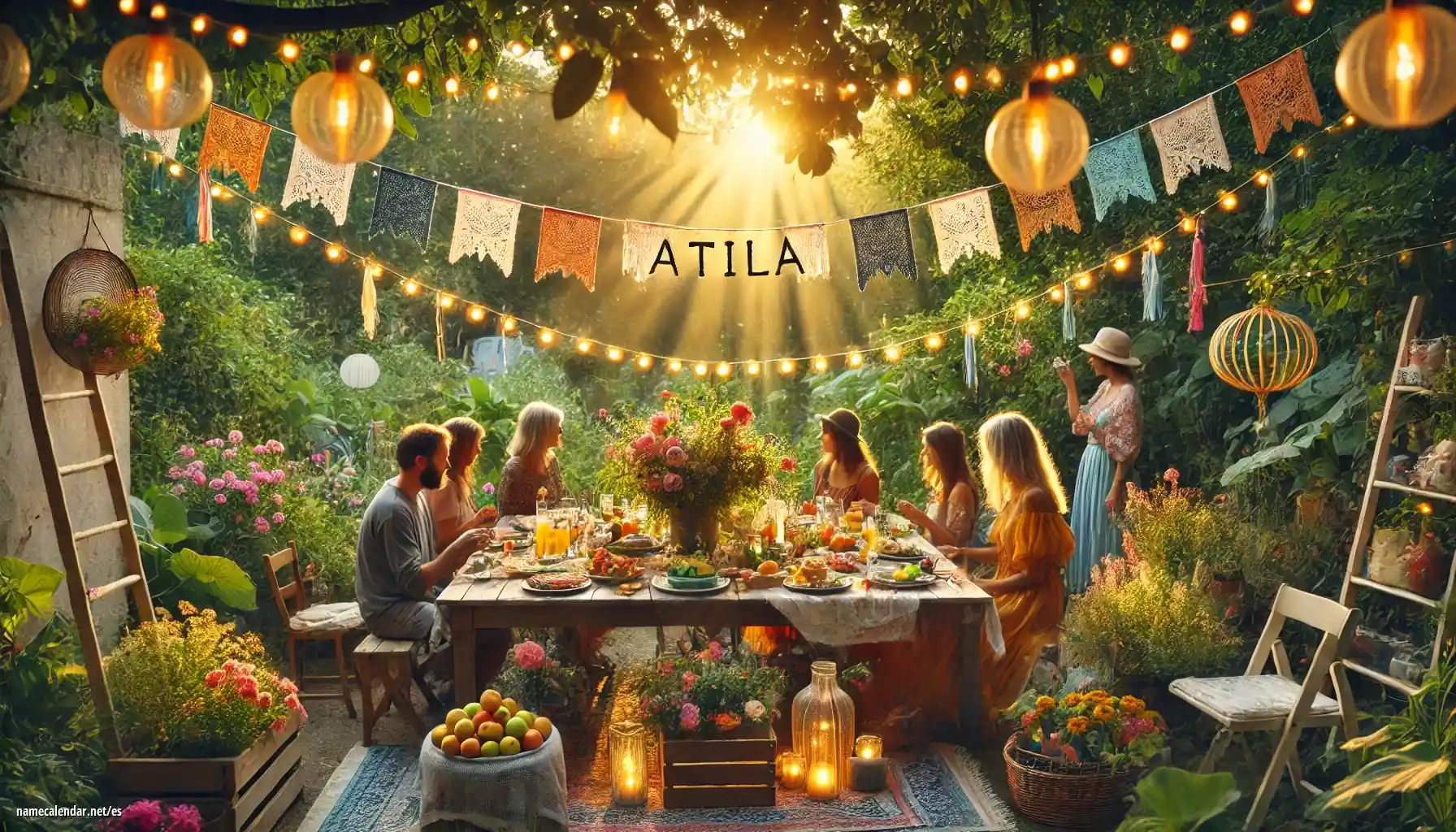 Celebración del onomástico y del nombre - Atila