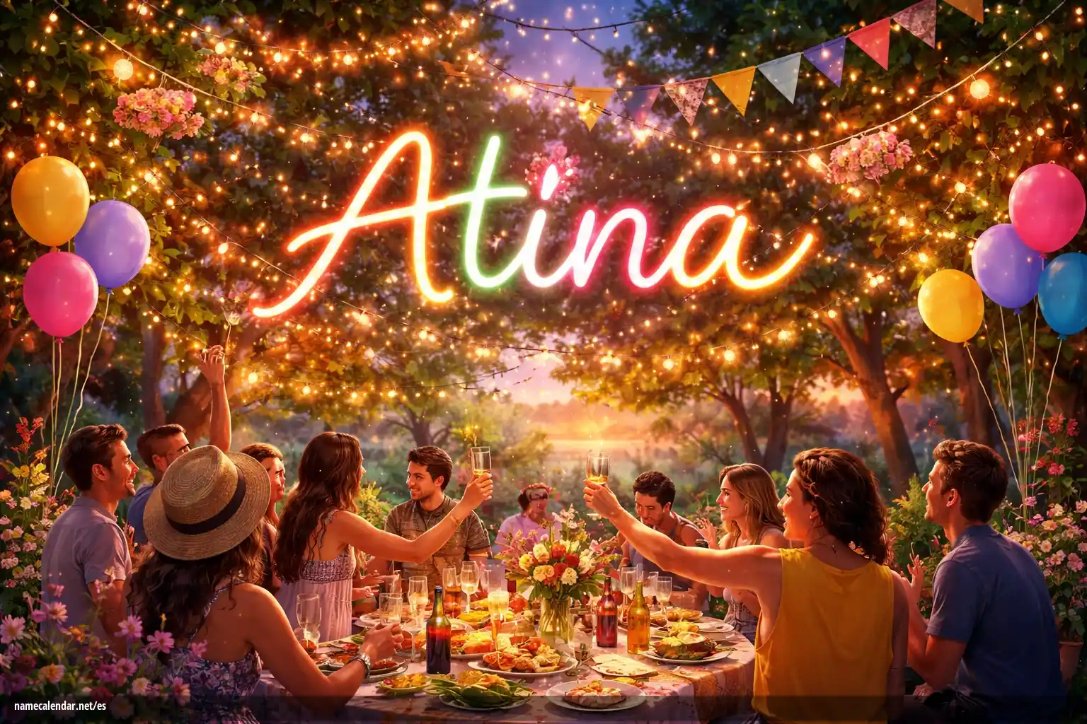 Celebración del onomástico y del nombre - Atina