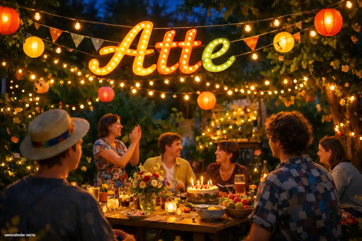 Celebración del onomástico y del nombre - Atte