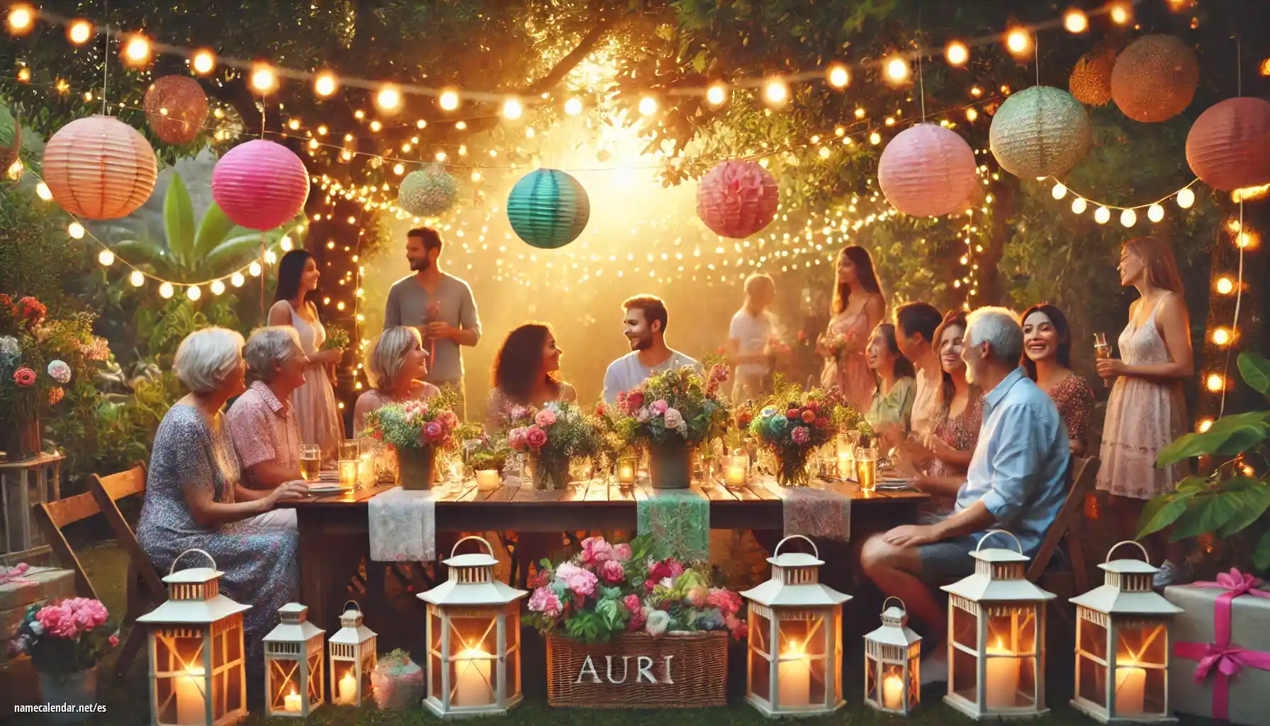 Celebración del onomástico y del nombre - Auri