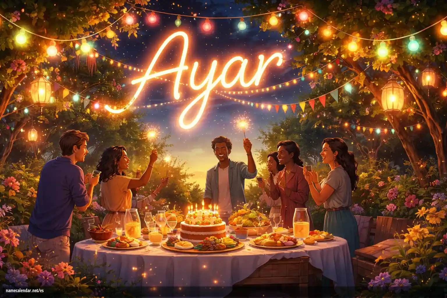 Celebración del onomástico y del nombre - Ayar