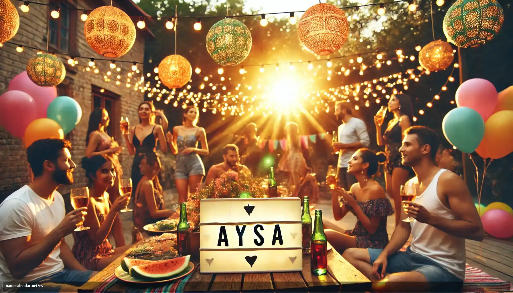 Celebración del onomástico y del nombre - Aysa