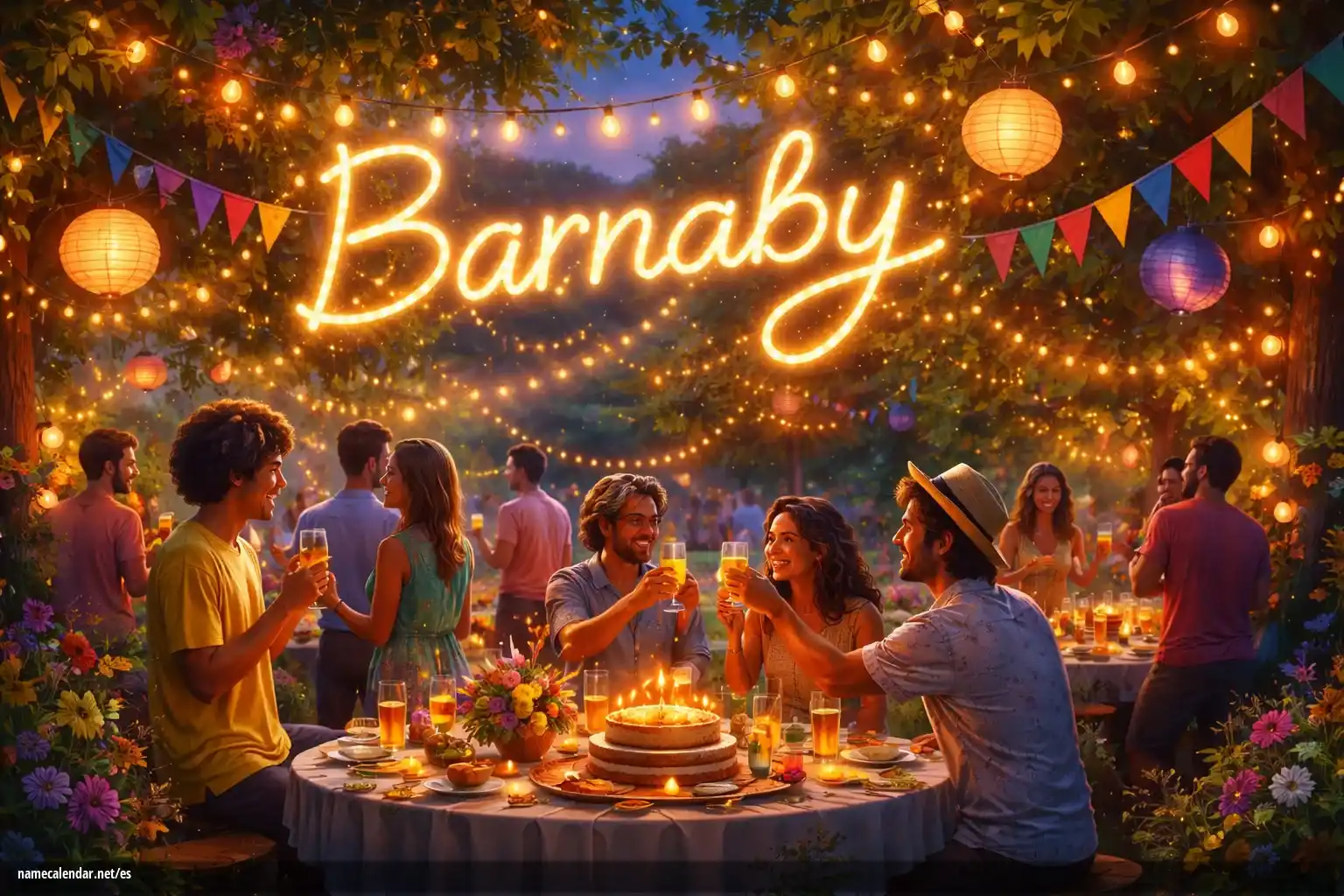 Celebración del onomástico y del nombre - Barnaby