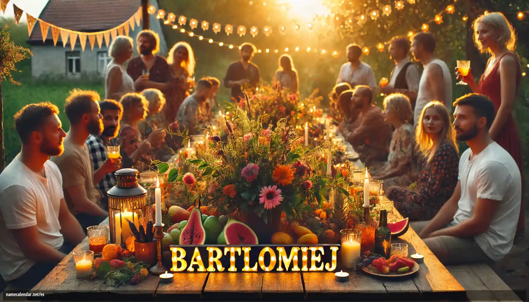 Celebración del onomástico y del nombre - Bartłomiej