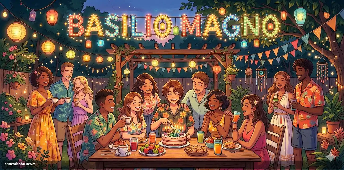 Celebración del onomástico y del nombre - Basilio Magno
