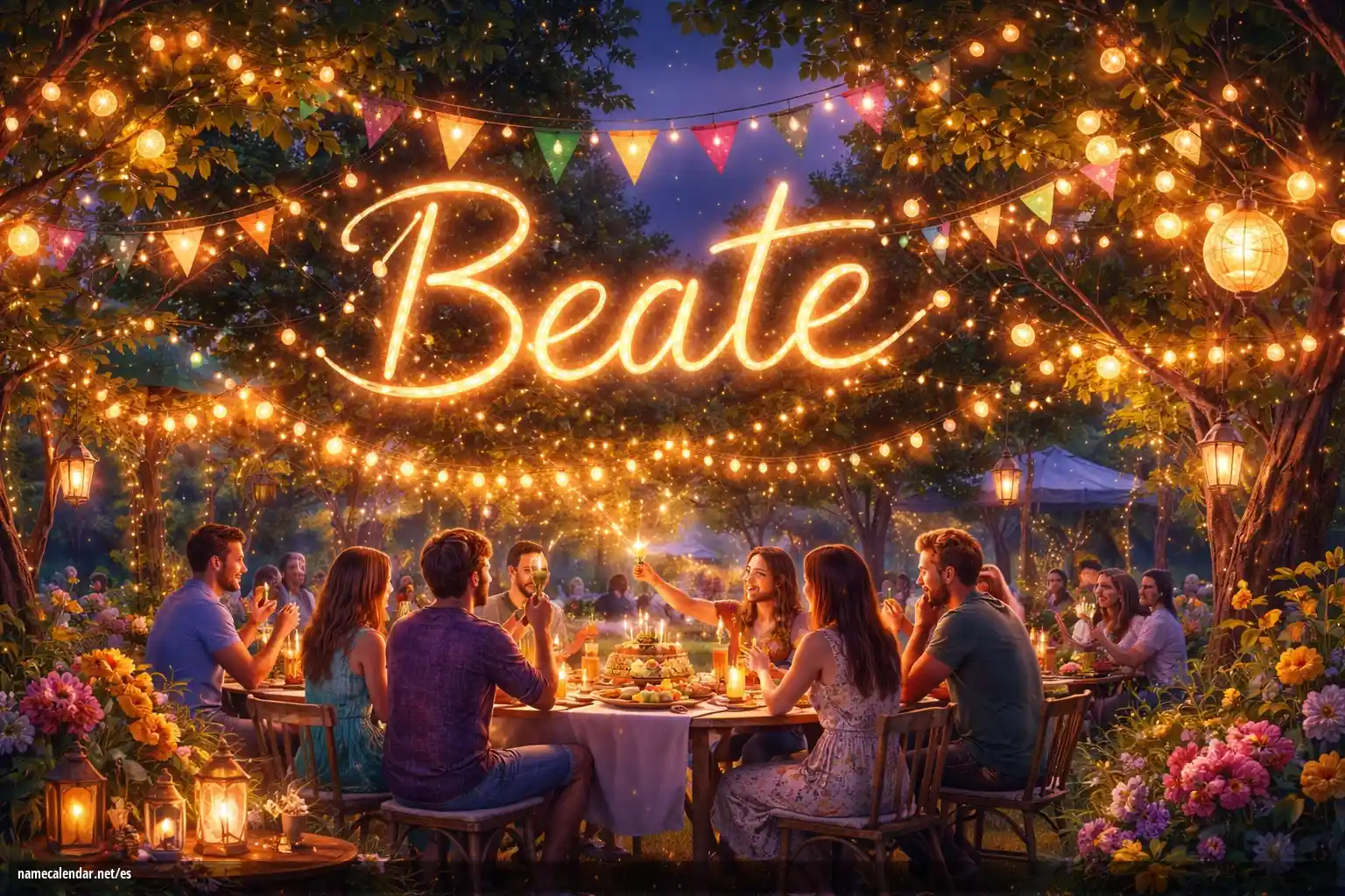 Celebración del onomástico y del nombre - Beate