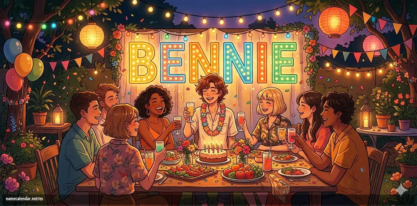 Celebración del onomástico y del nombre - Bennie