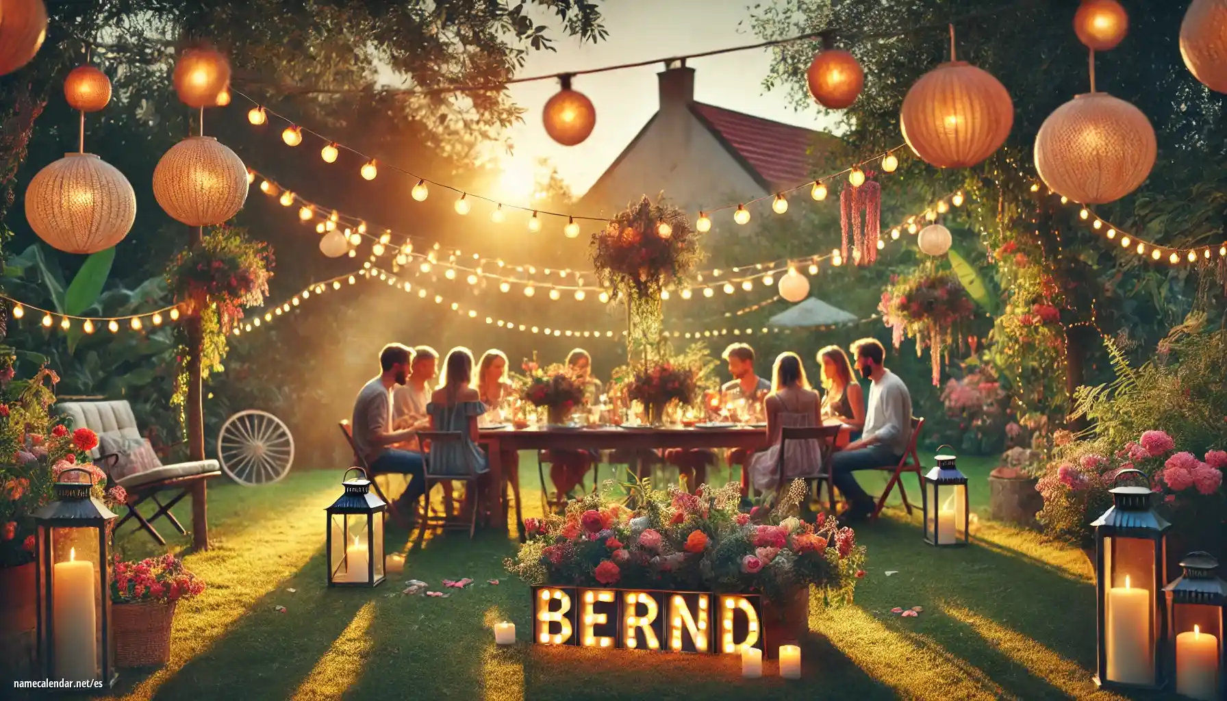 Celebración del onomástico y del nombre - Bernd