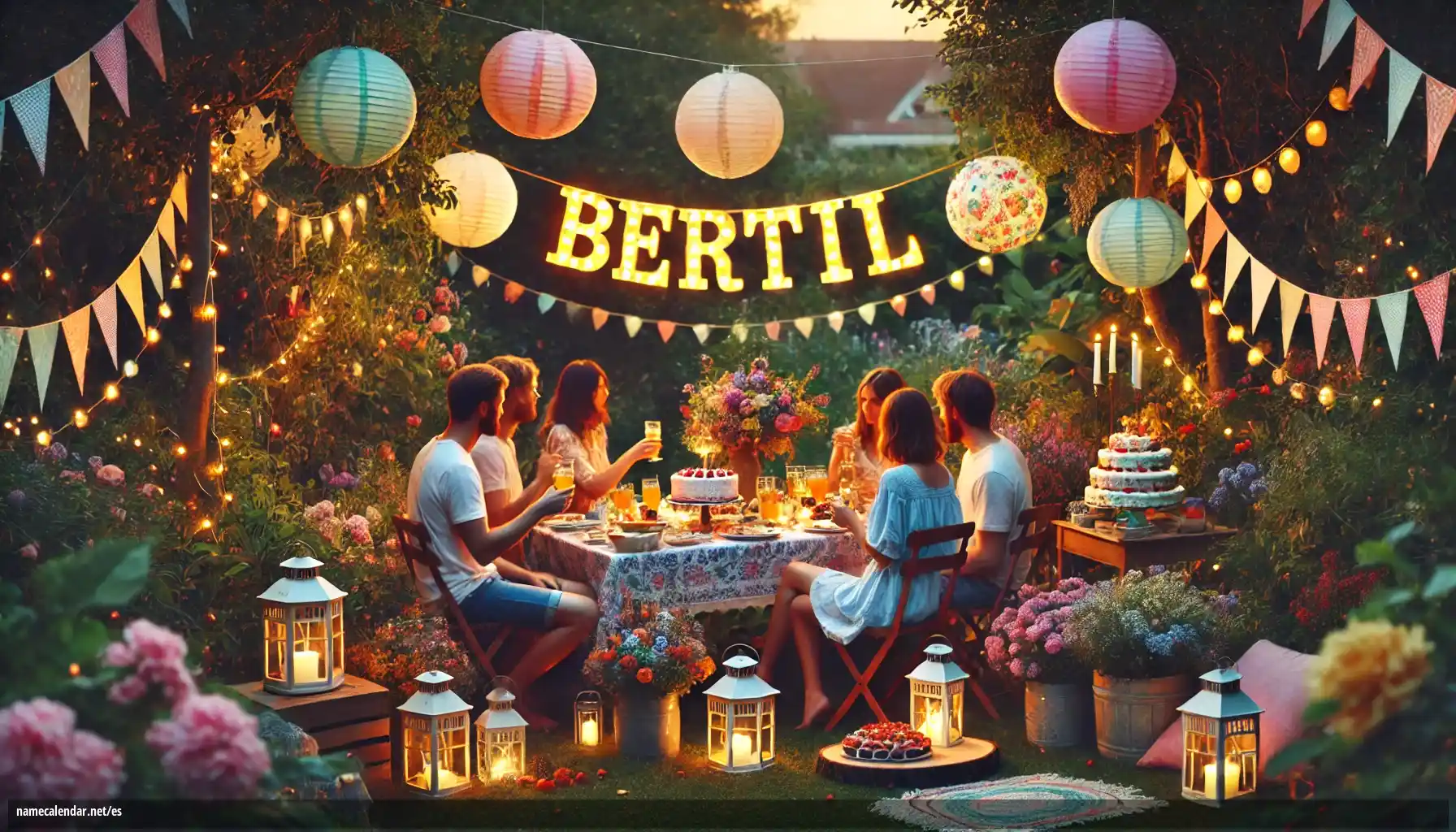 Celebración del onomástico y del nombre - Bertil