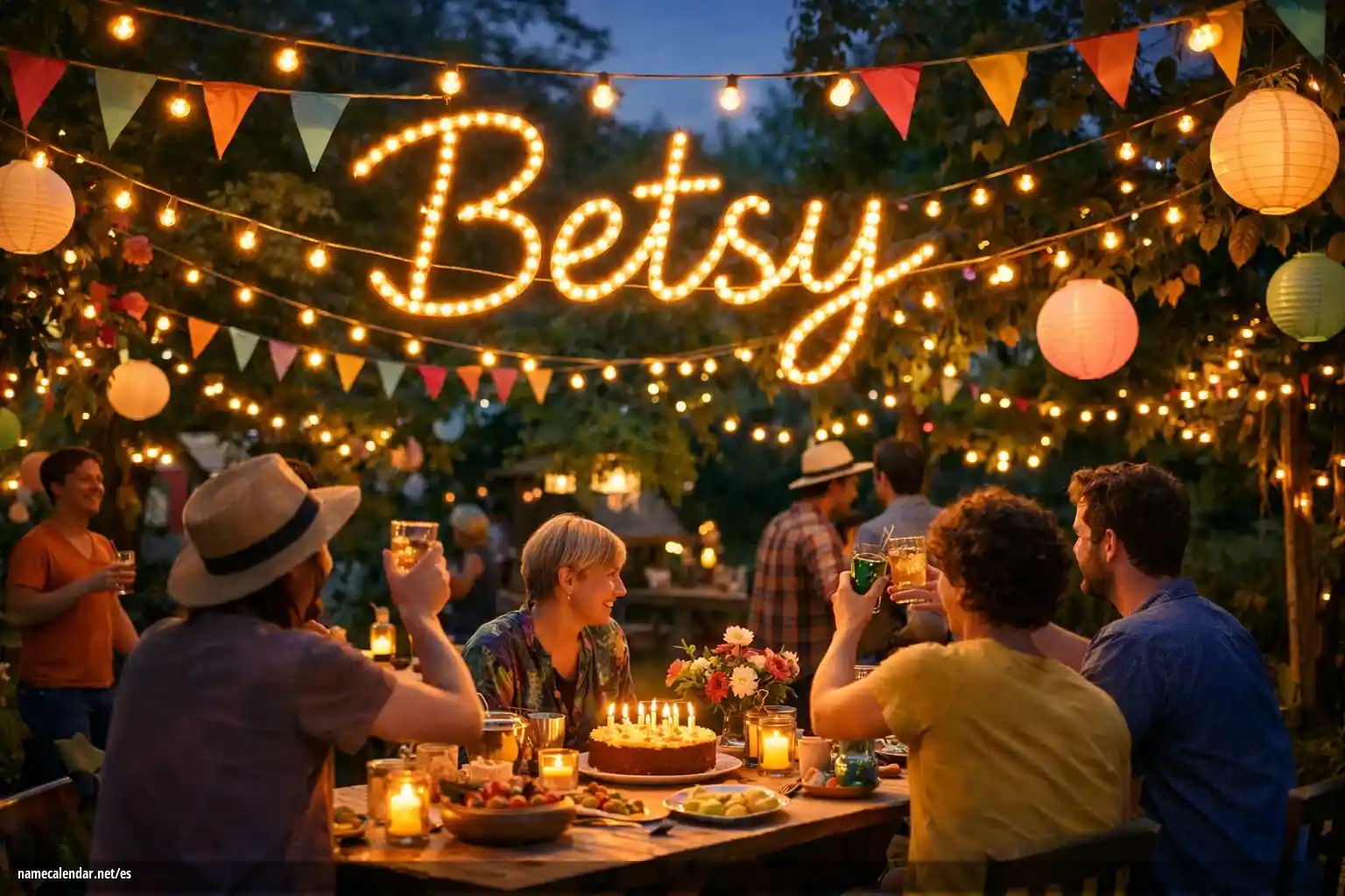 Celebración del onomástico y del nombre - Betsy