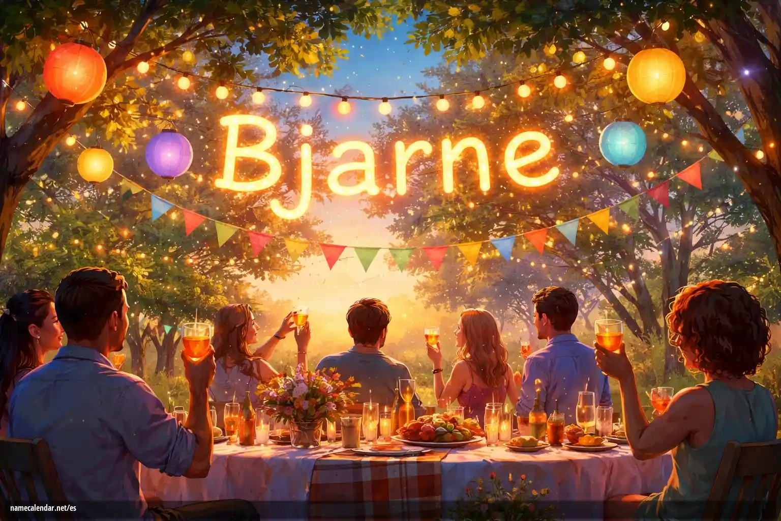 Celebración del onomástico y del nombre - Bjarne