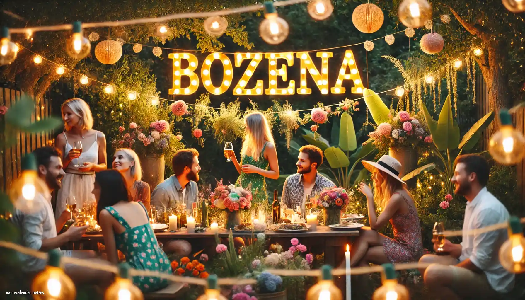 Celebración del onomástico y del nombre - Bożena