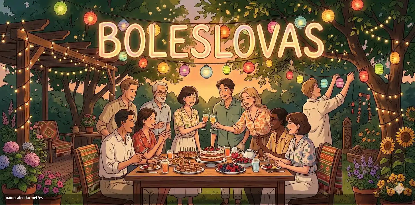 Celebración del onomástico y del nombre - Boleslovas