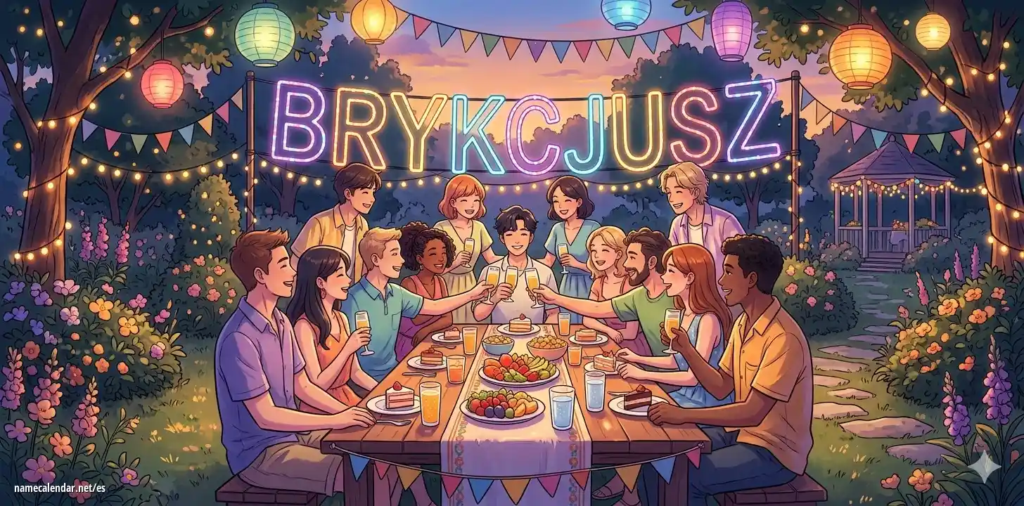 Celebración del onomástico y del nombre - Brykcjusz