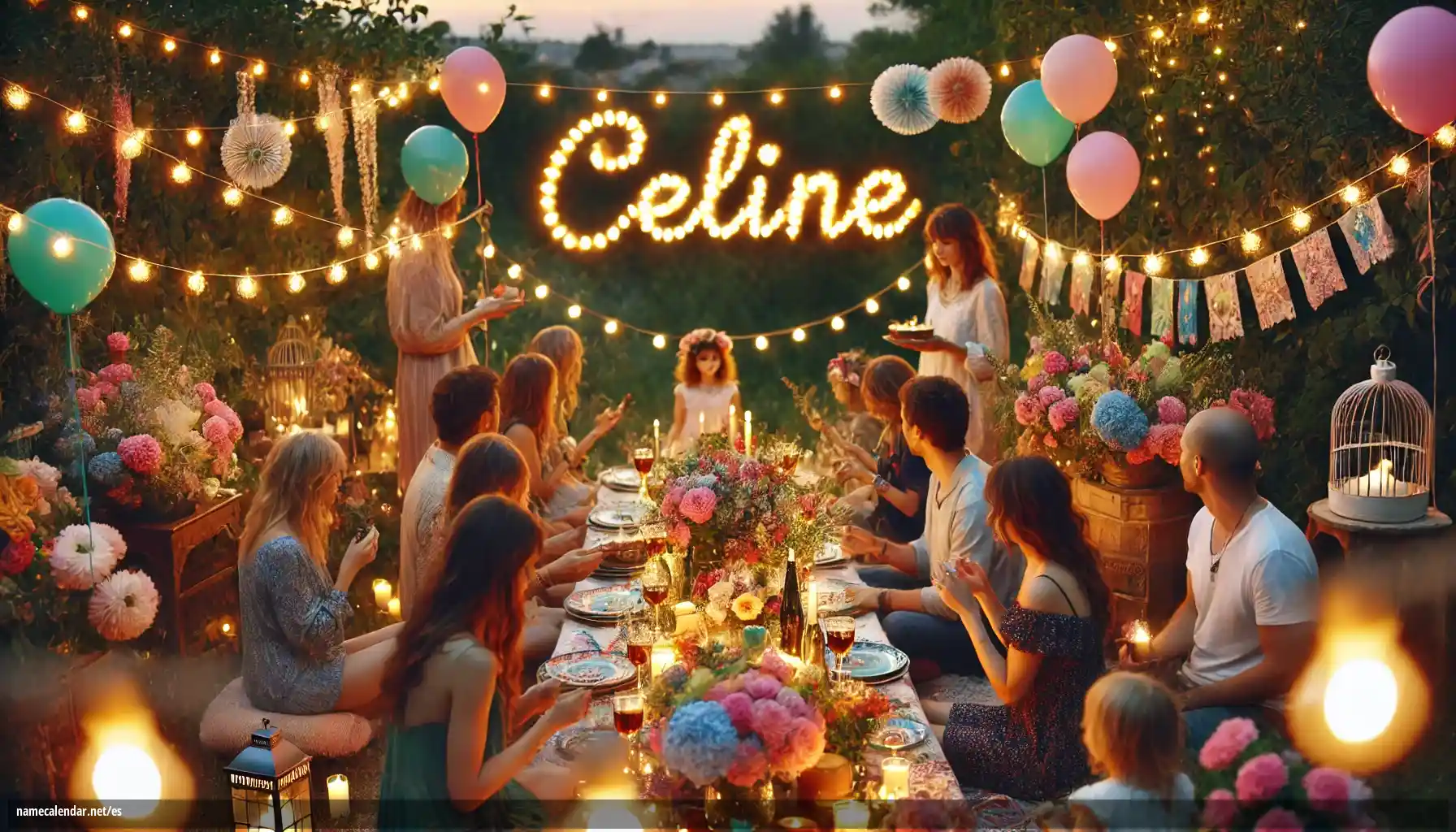 Celebración del onomástico y del nombre - Céline