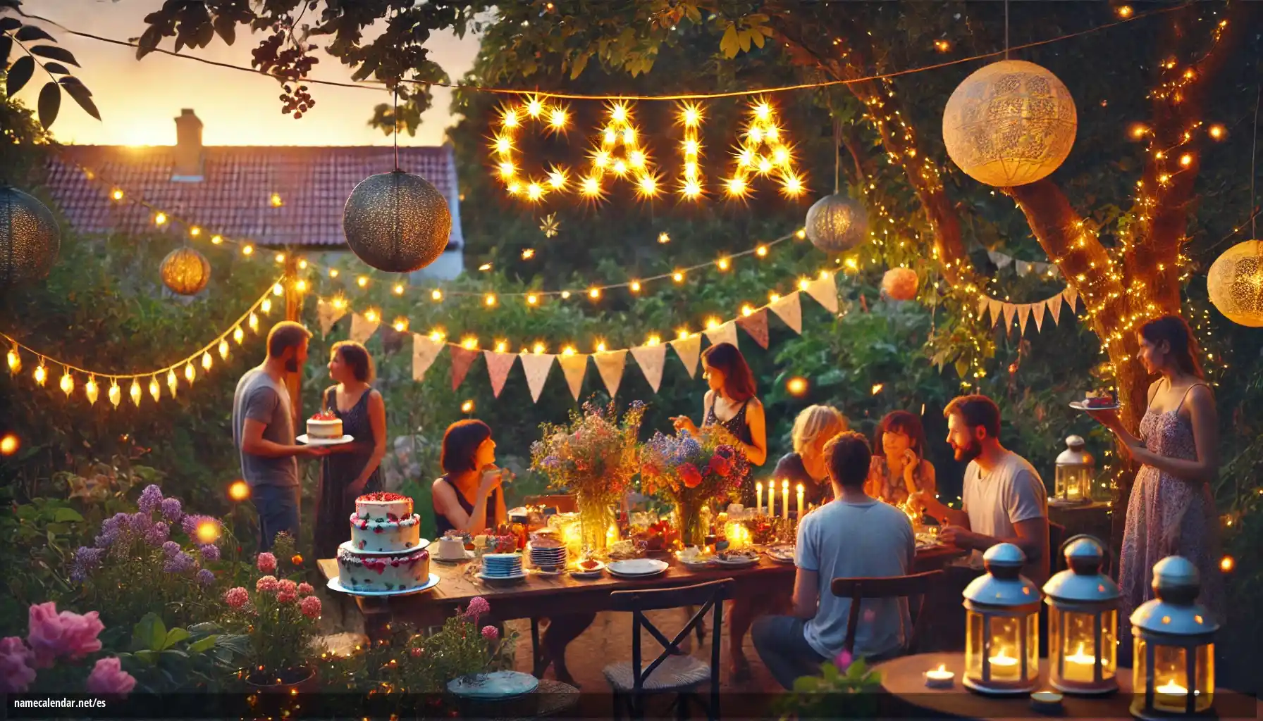 Celebración del onomástico y del nombre - Caia