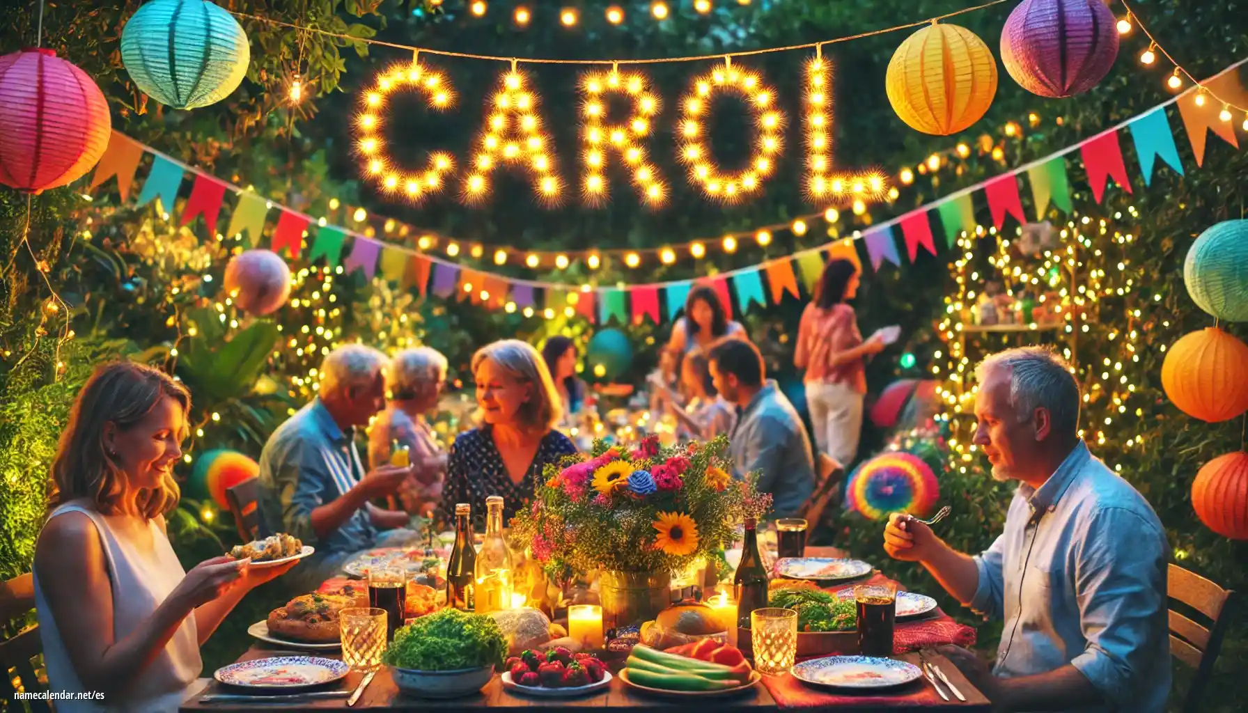 Celebración del onomástico y del nombre - Carol