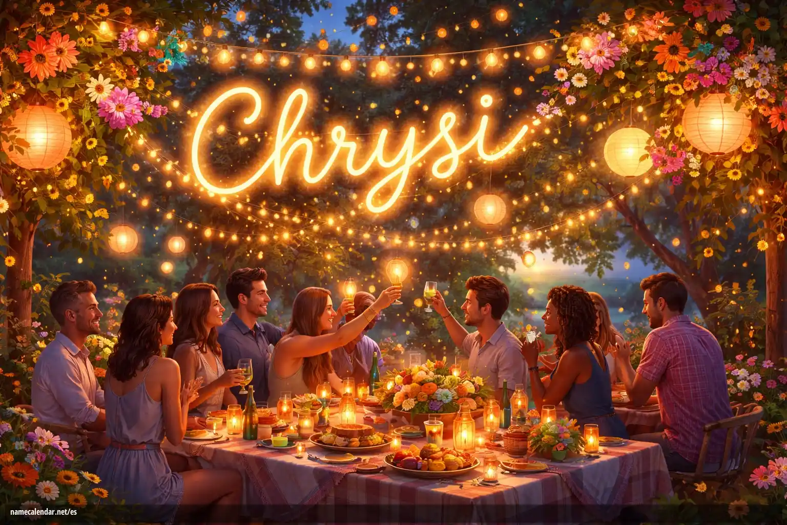 Celebración del onomástico y del nombre - Chrysi