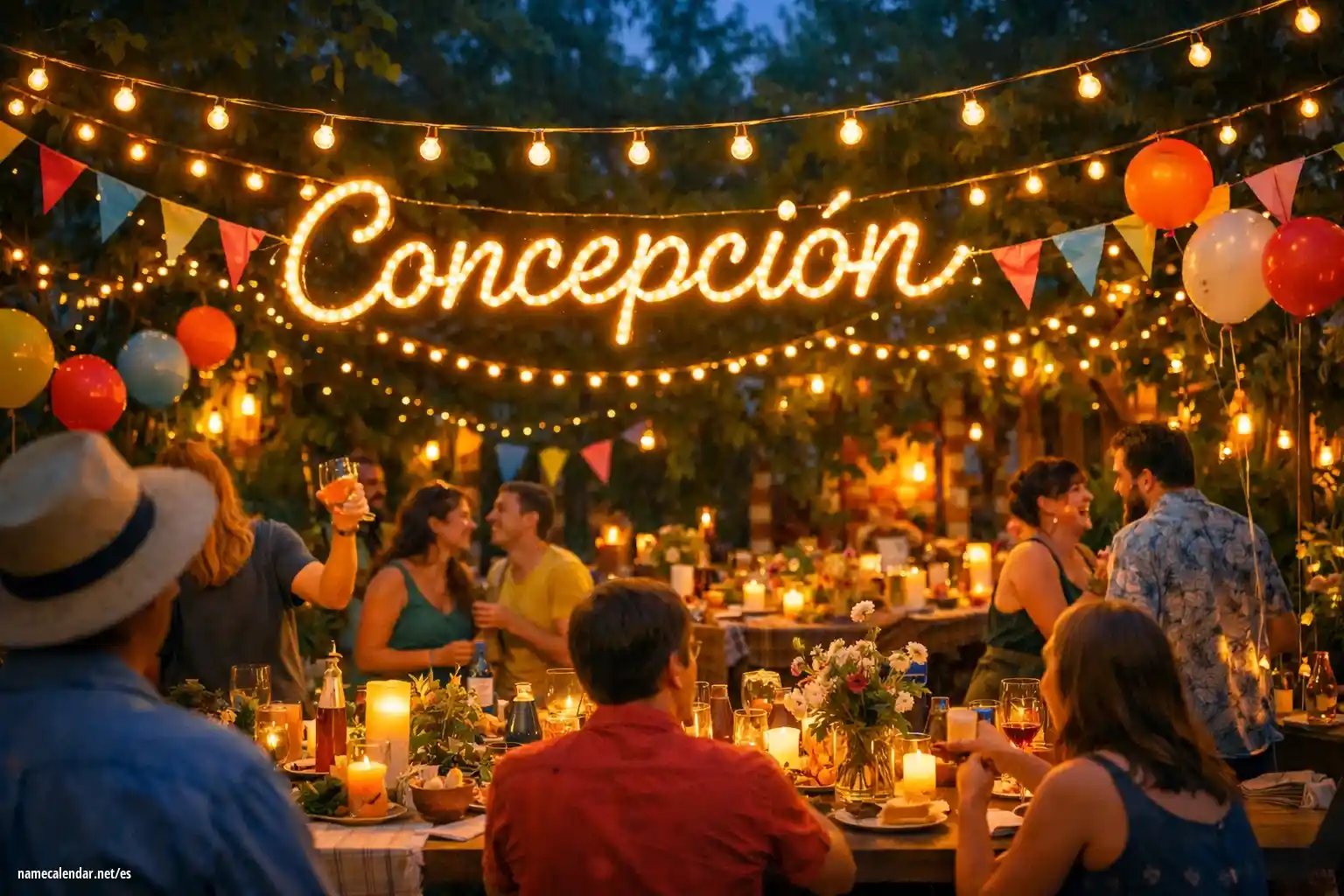 Celebración del onomástico y del nombre - Concepción