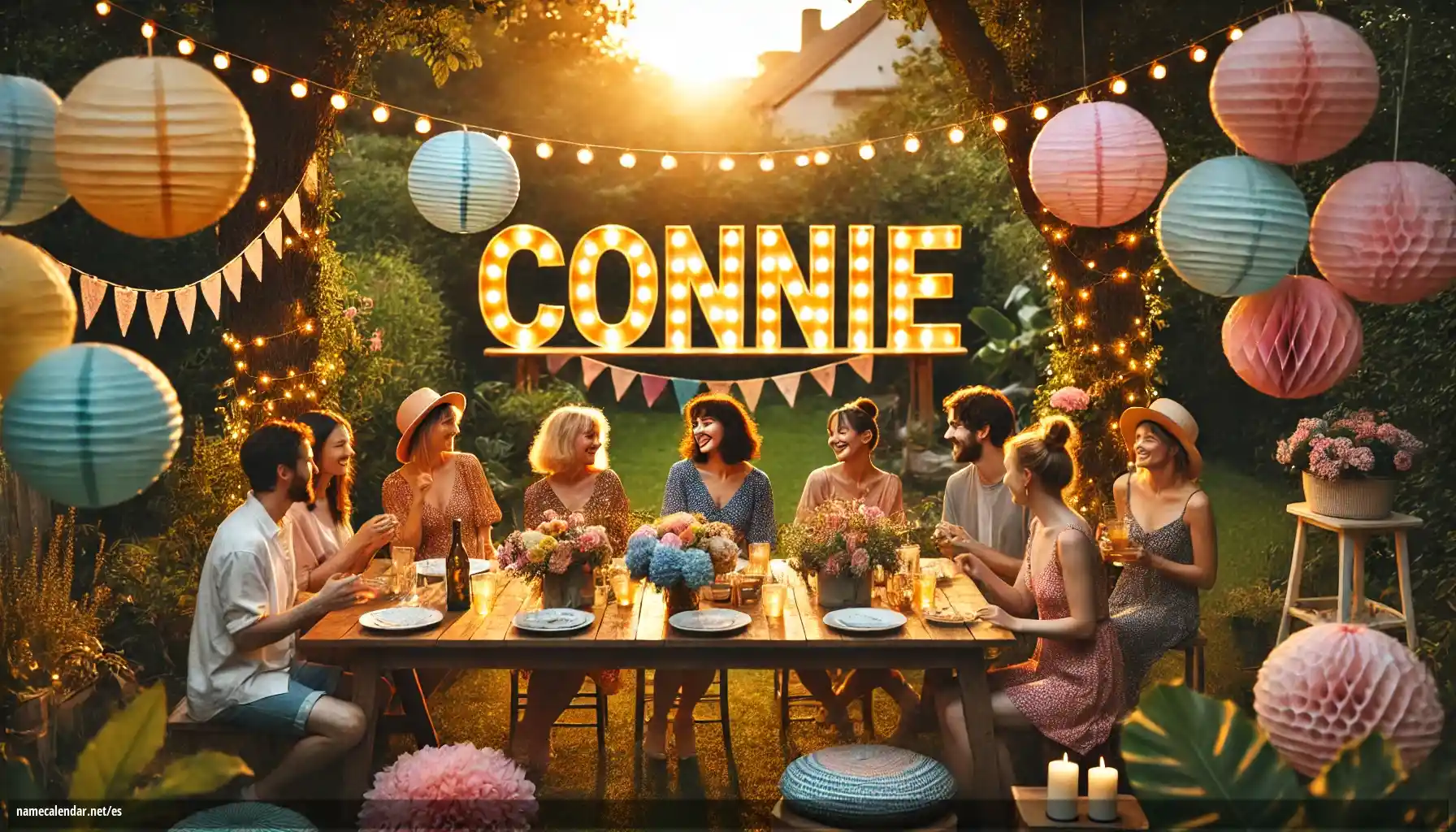 Celebración del onomástico y del nombre - Connie