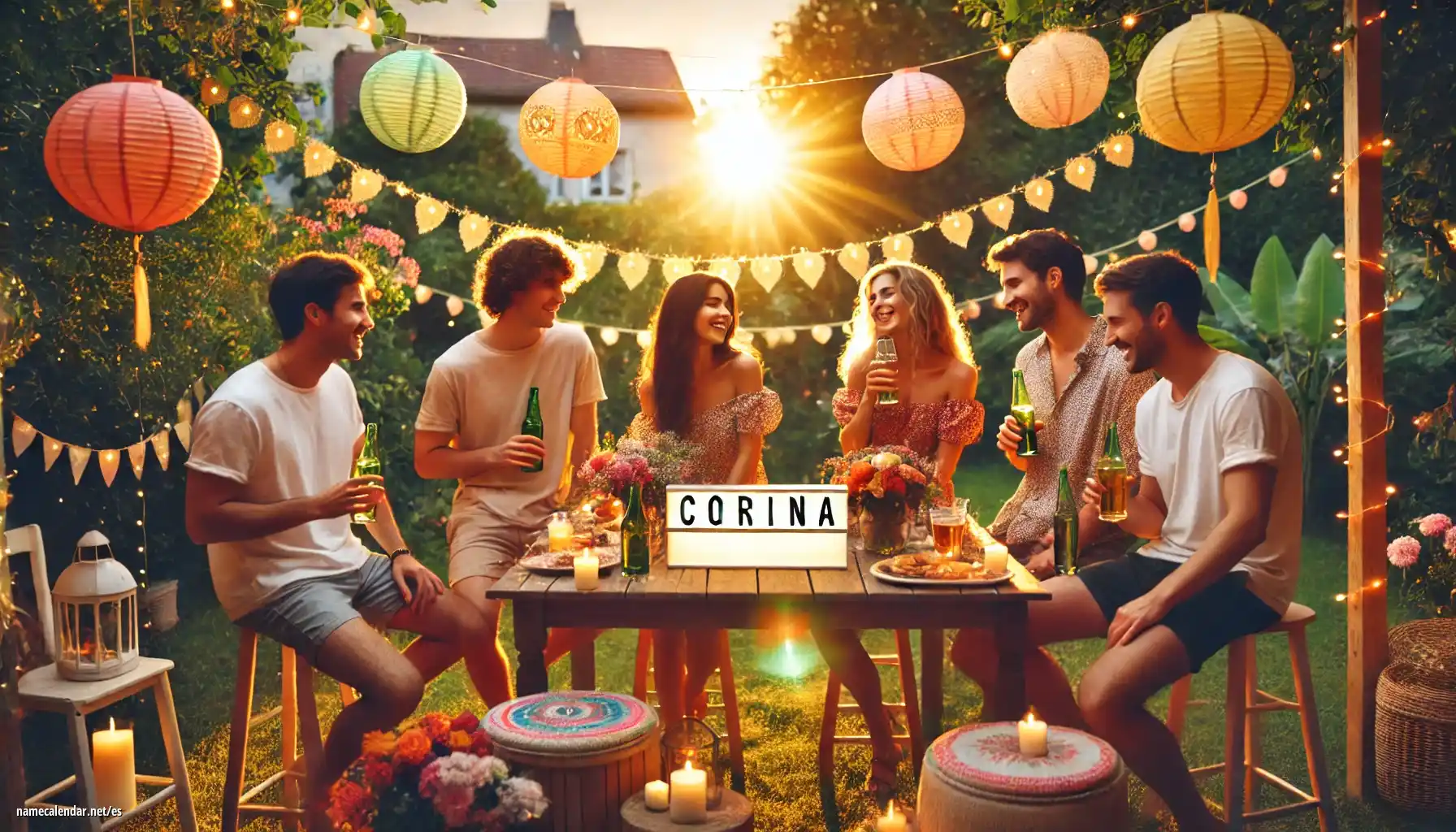 Celebración del onomástico y del nombre - Corina