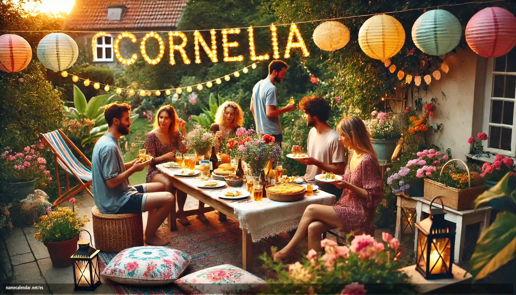 Celebración del onomástico y del nombre - Cornelia