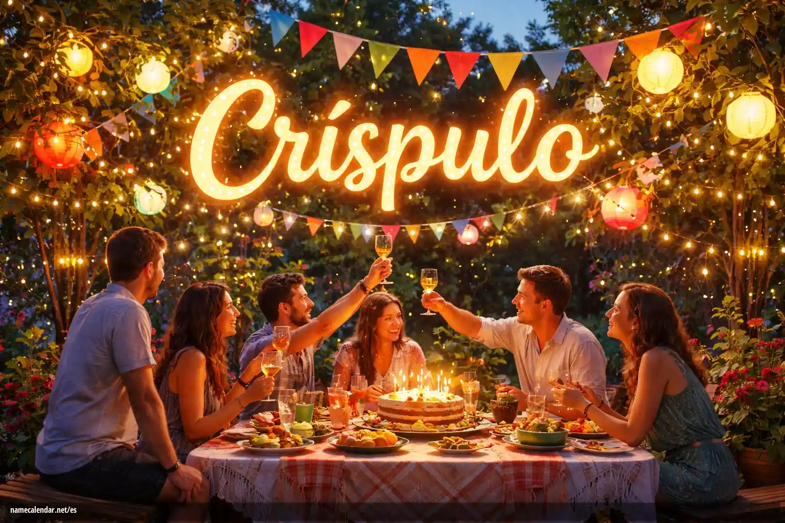 Celebración del onomástico y del nombre - Críspulo