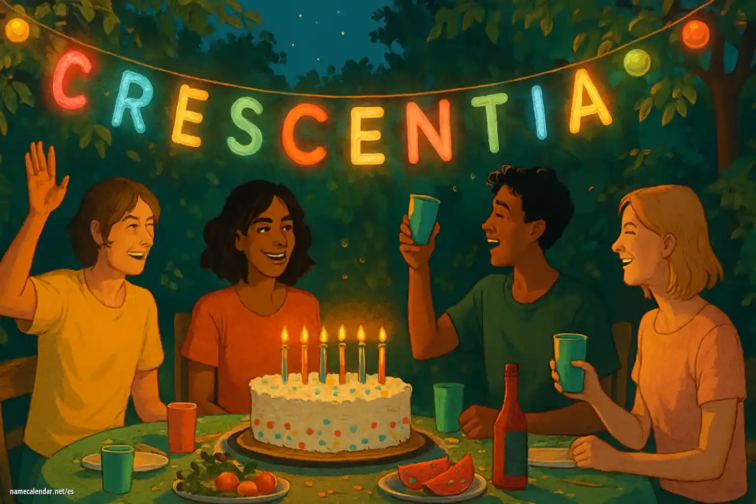 Celebración del onomástico y del nombre - Crescentia