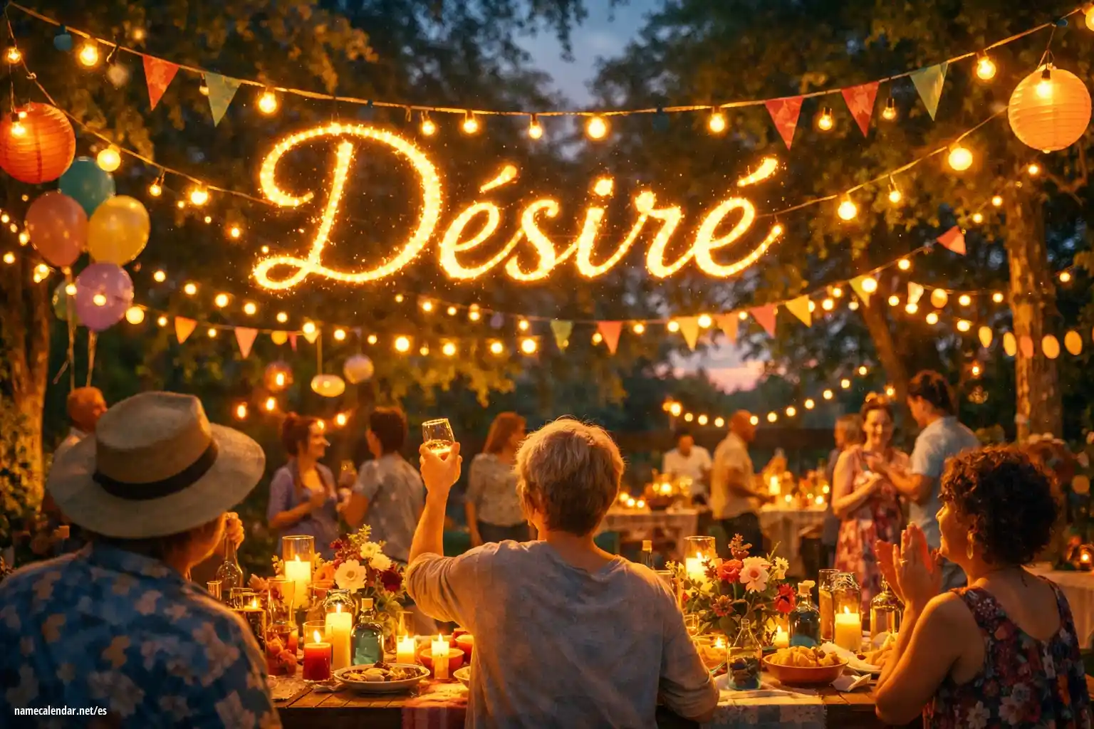 Celebración del onomástico y del nombre - Désiré