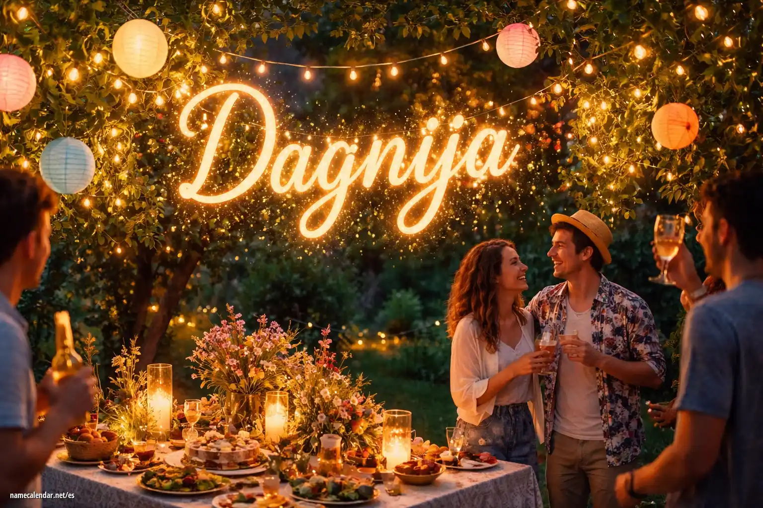 Celebración del onomástico y del nombre - Dagnija