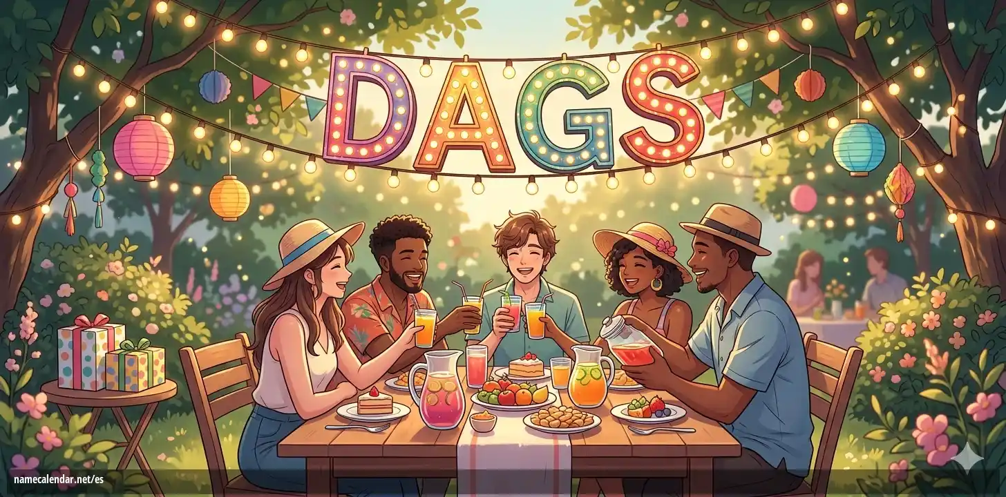 Celebración del onomástico y del nombre - Dags