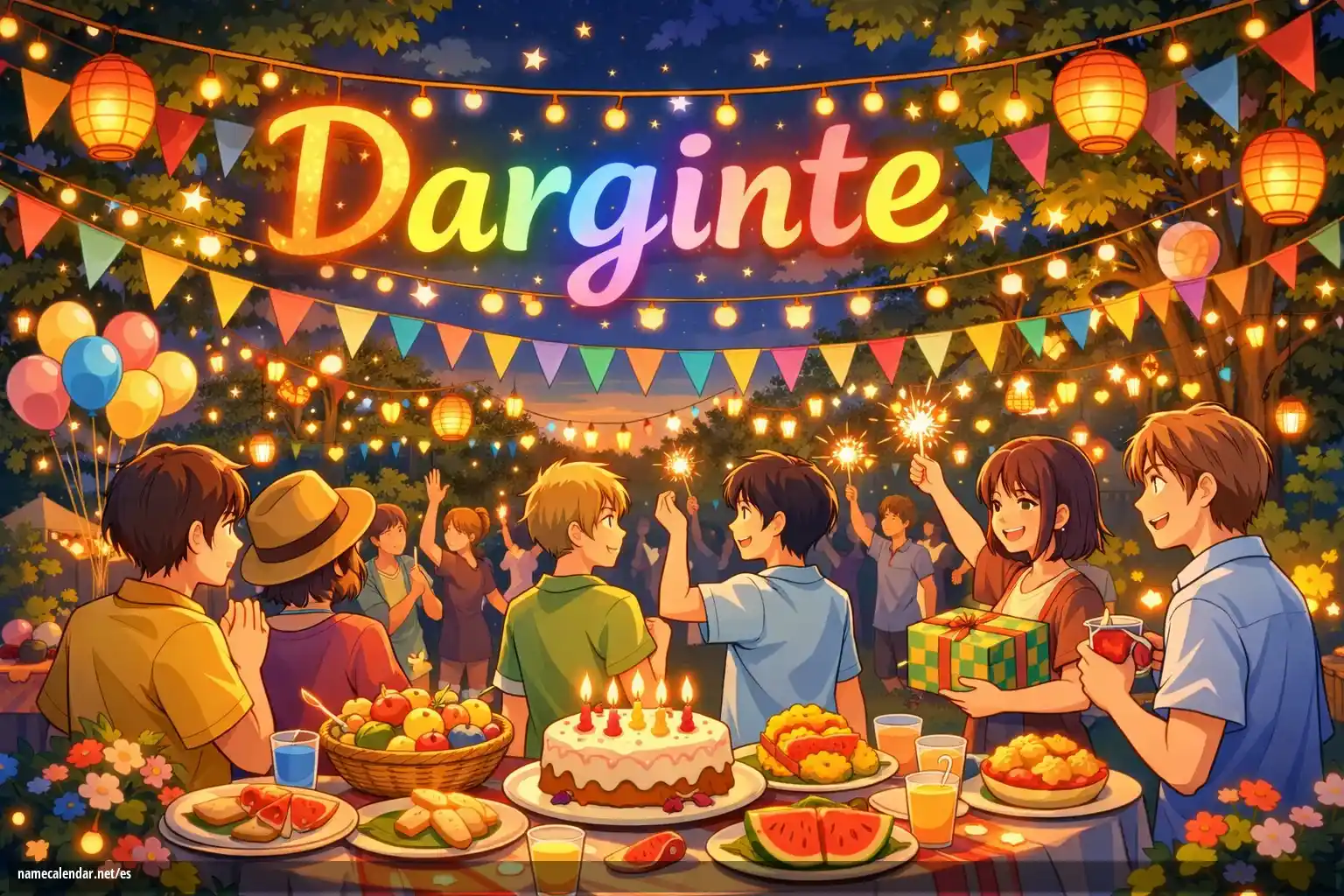 Celebración del onomástico y del nombre - Darginte