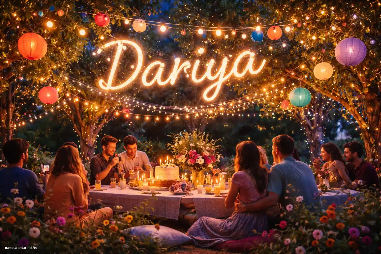 Celebración del onomástico y del nombre - Dariya
