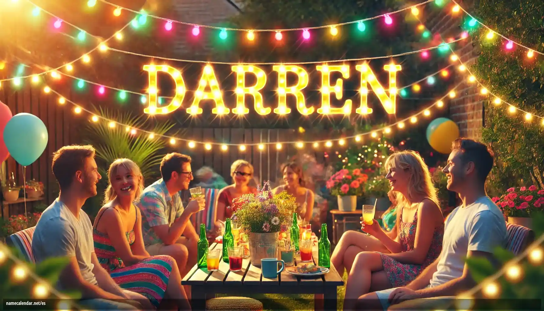 Celebración del onomástico y del nombre - Darren