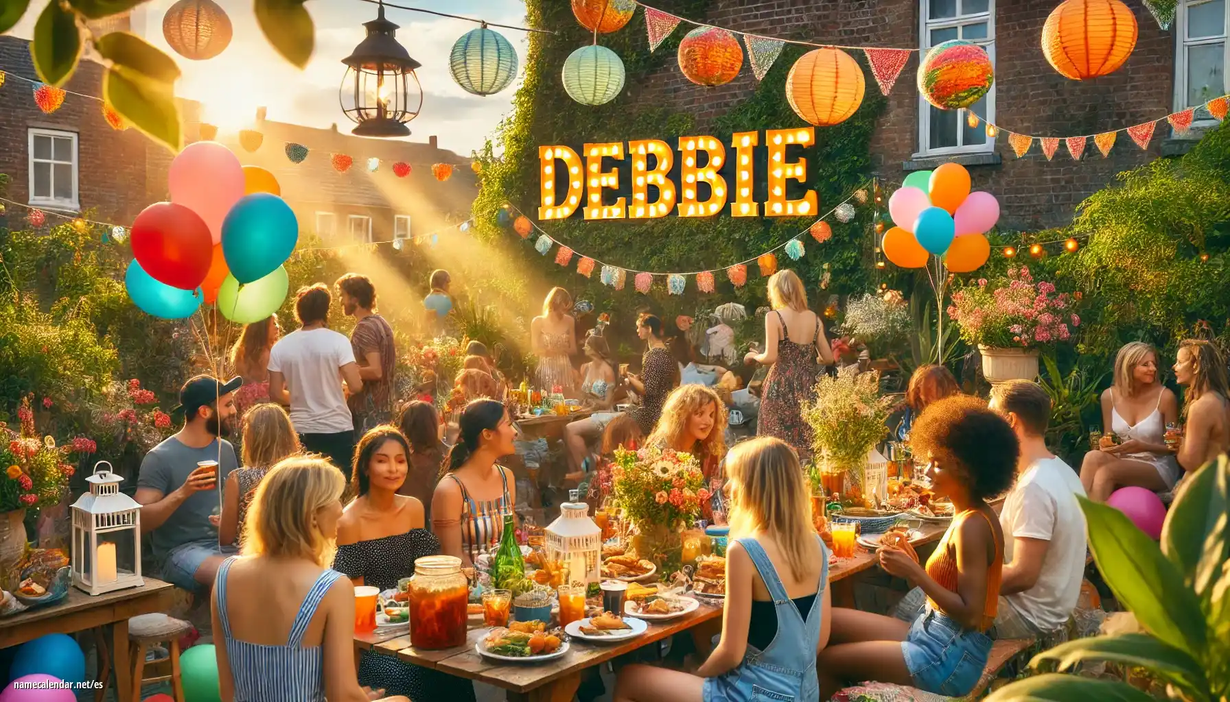 Celebración del onomástico y del nombre - Debbie