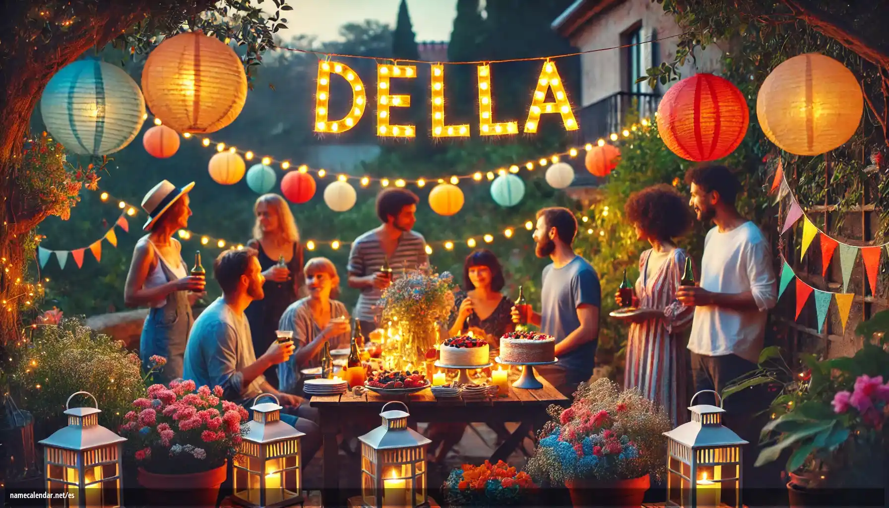 Celebración del onomástico y del nombre - Della