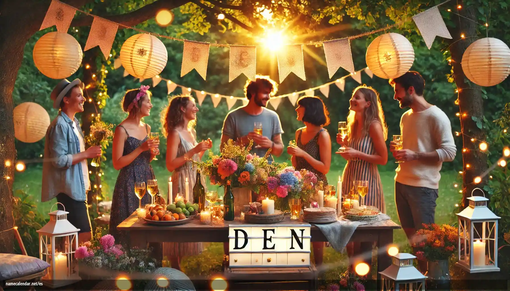 Celebración del onomástico y del nombre - Den