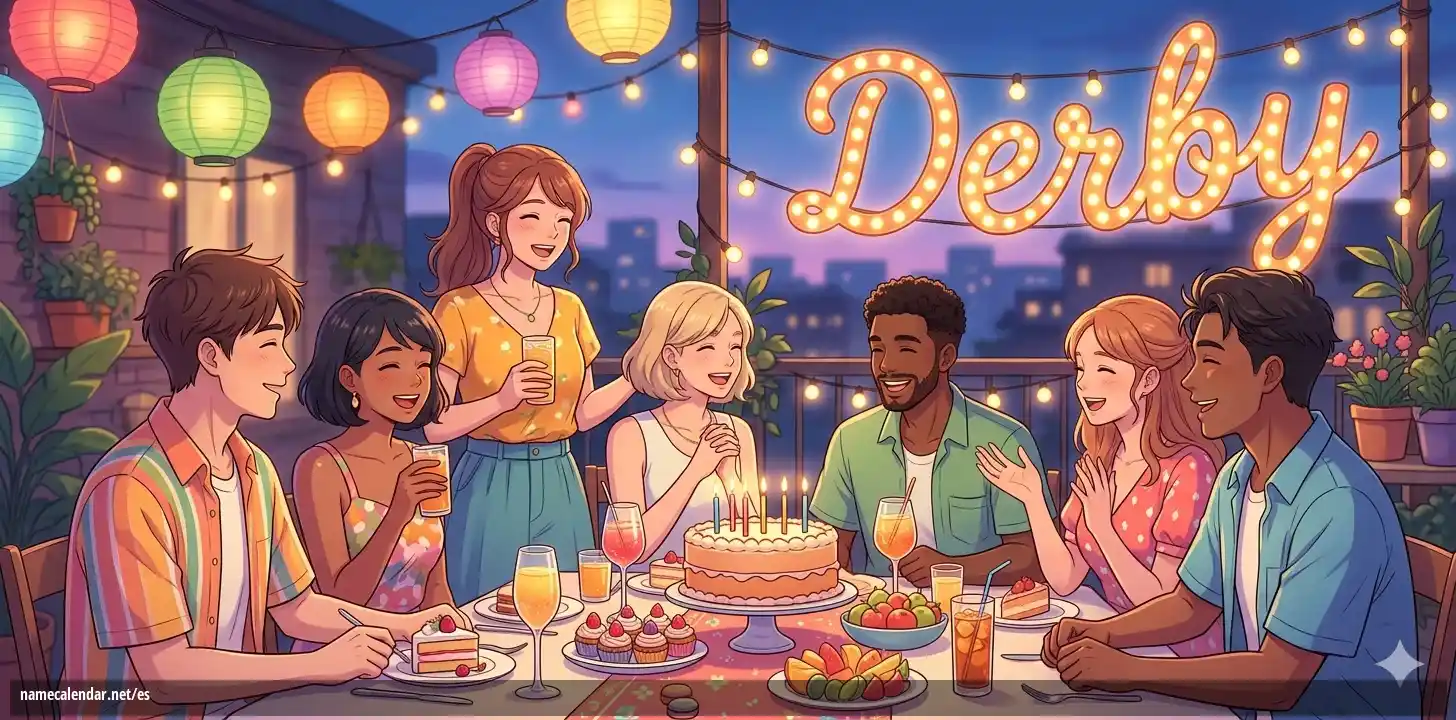 Celebración del onomástico y del nombre - Derby