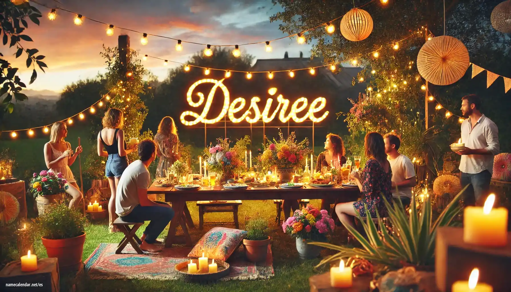 Celebración del onomástico y del nombre - Desiree