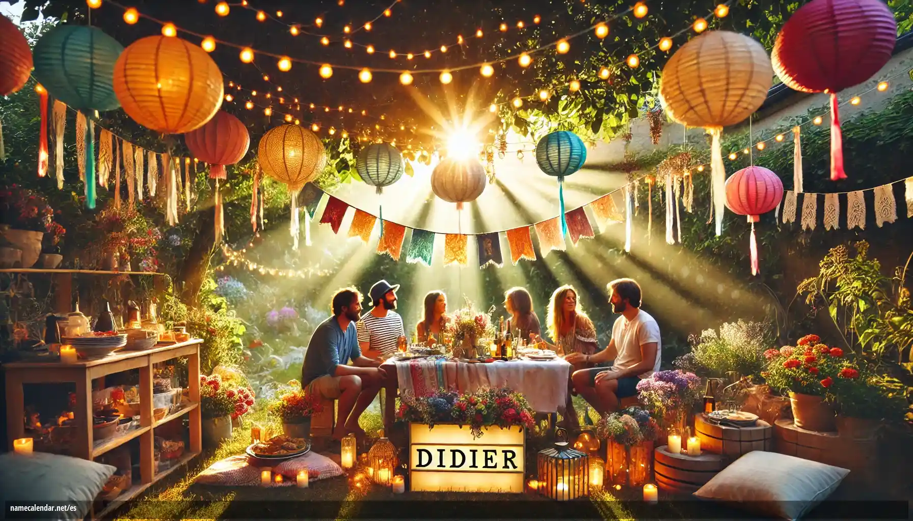 Celebración del onomástico y del nombre - Didier