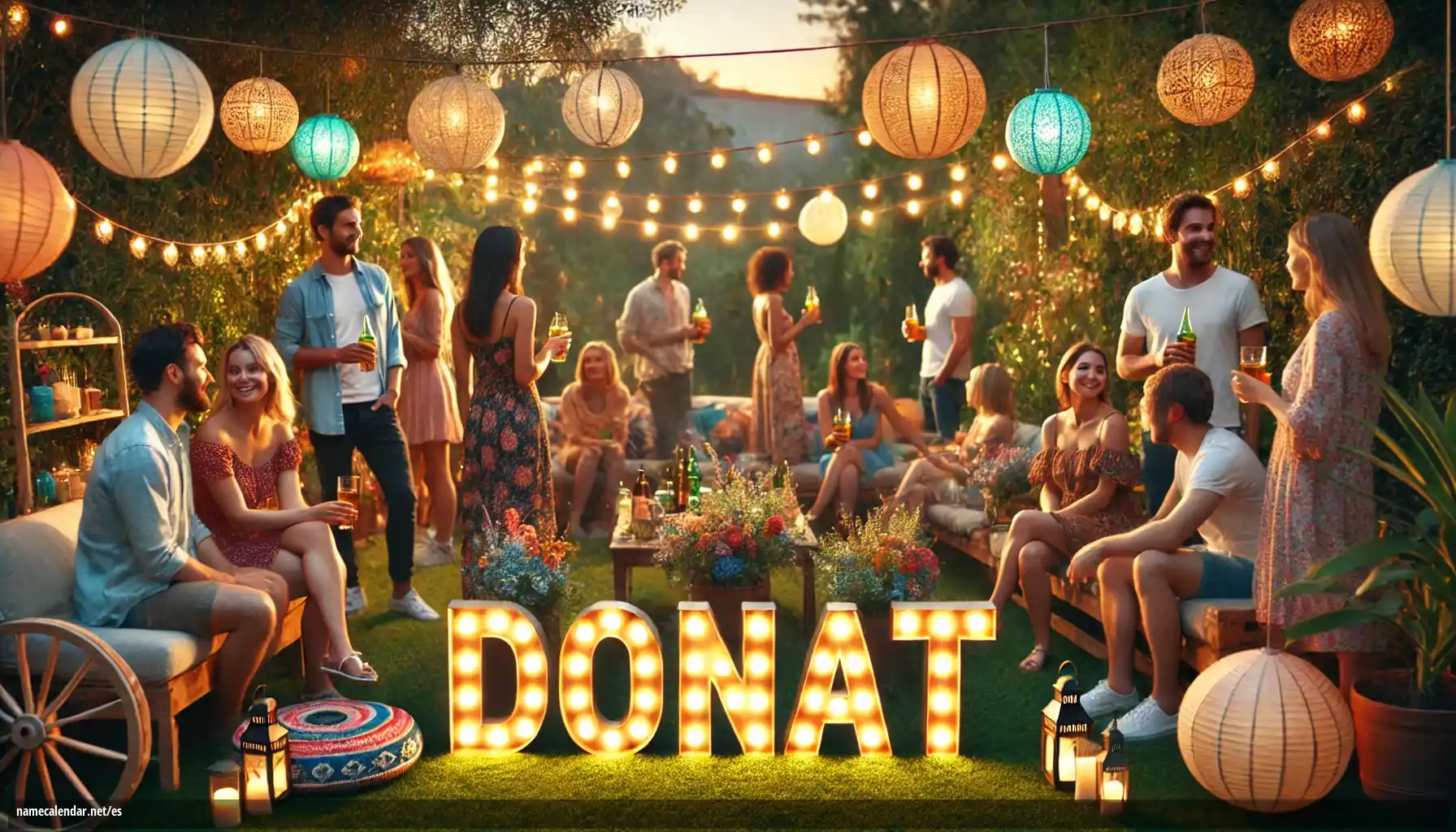 Celebración del onomástico y del nombre - Donát