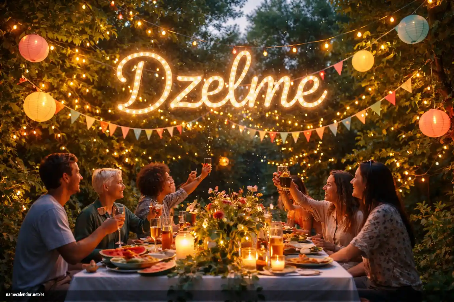 Celebración del onomástico y del nombre - Dzelme