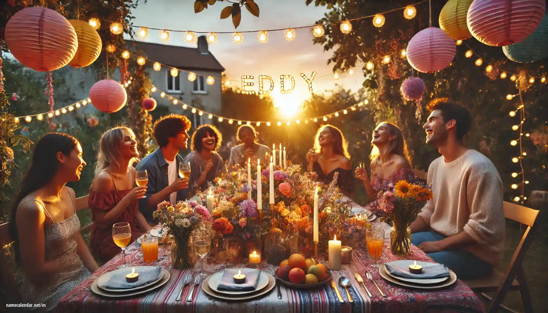 Celebración del onomástico y del nombre - Eddy