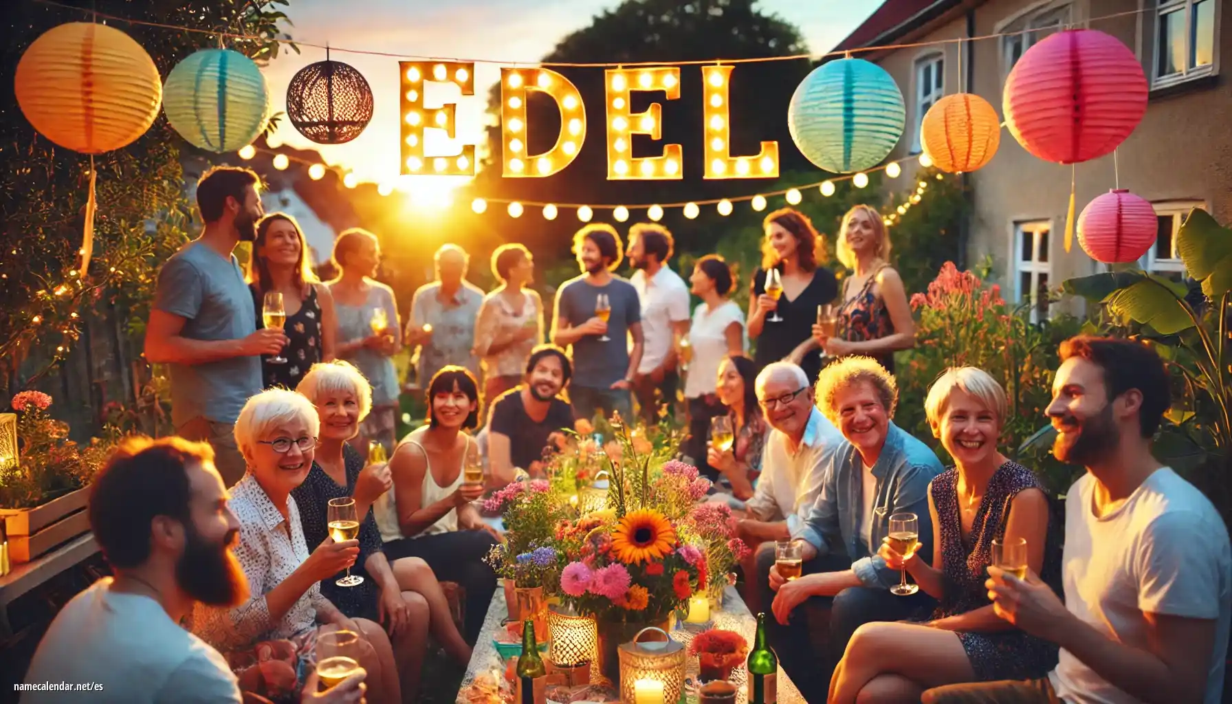 Celebración del onomástico y del nombre - Edel