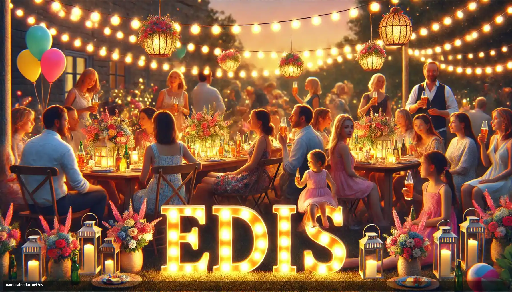 Celebración del onomástico y del nombre - Edis