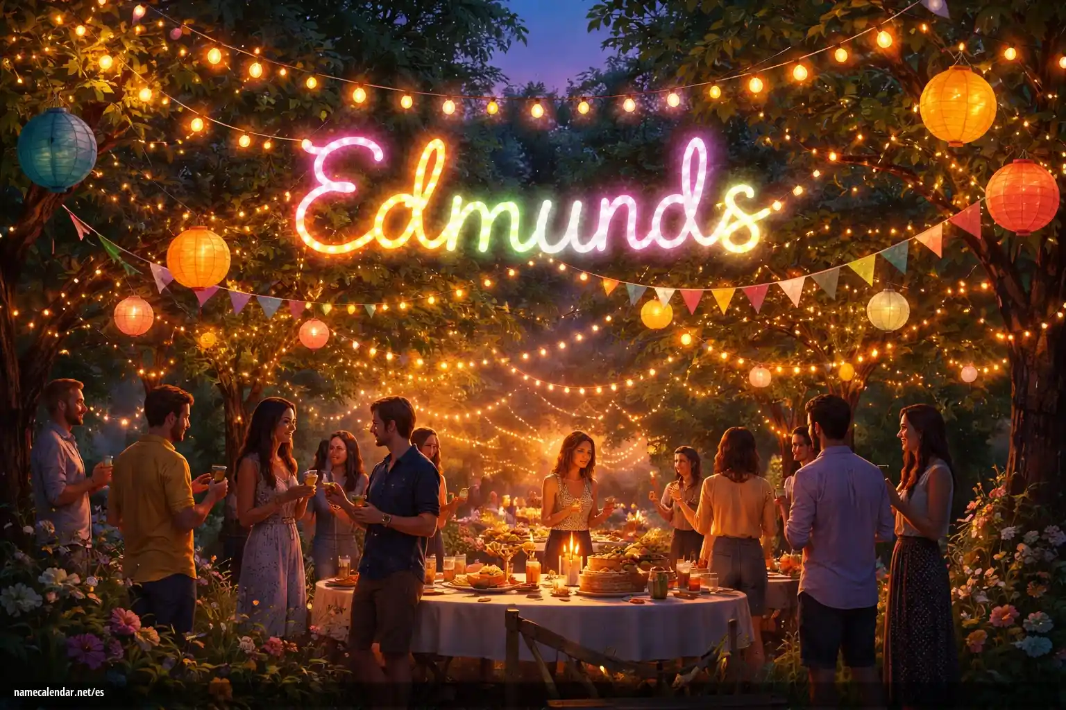 Celebración del onomástico y del nombre - Edmunds