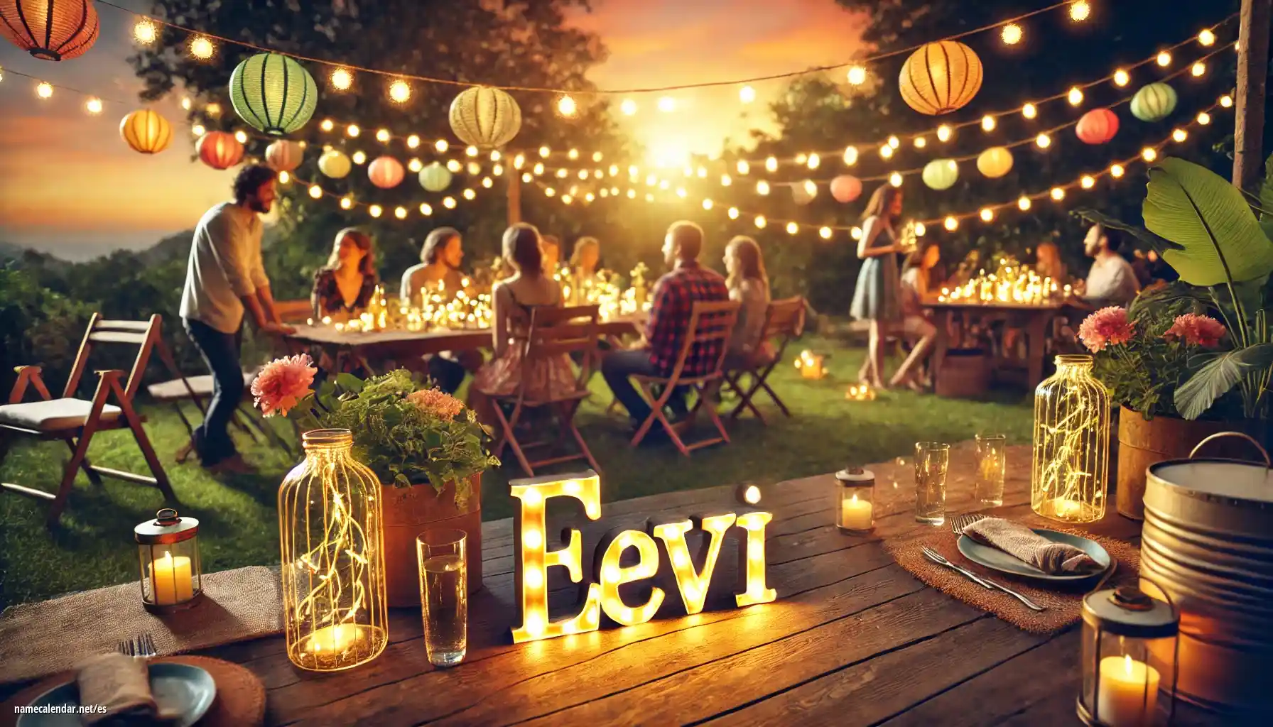 Celebración del onomástico y del nombre - Eevi